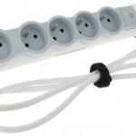 Rallonge multiprise 5 prises 2P+T avec inter.