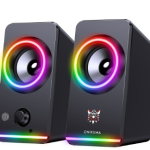X6 Gaming Speaker 2.0 Channel RGB Light Computer Speaker Stereo Bass Touch Control Gaming Wired USB/3.5mm Speaker