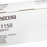 oner Kyocera TK-1150K d'origine. Noir, 3 000 pages ISO 19752, compatible imprimante ECOSYS M2135dn, M2635dn, M2735dw, P2235dn, P2235dw Normal