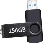 Clé USB 256 Go, Clé USB portable : Clé USB 256 Go, Clé USB à grande capacité avec porte-clés, Clé USB haute vitesse 2.0 pour stockage de données 256 Go pour PC/ordinateur portable