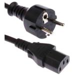 Cordon d’alimentation CEE 7/7 Angle droit vers IEC320 C13