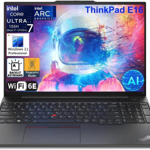 Lenovo ThinkPad E16 Gen 1 Intel Core i7-13 Génération 16Go DDR4 / 512 Go SSD Nvme- Ecran 16 Pouces WUXGA (21JNS08A00)