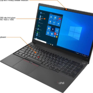 Lenovo ThinkPad E15 Gen 2 (Intel) Intel® Core™ i5 i5-1135G7 Ordinateur portable 39,6 cm (15.6") Full HD 8 Go DDR4-SDRAM 256 Go SSD Wi-Fi 6 (802.11ax) Windows 11