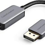 Cable Port Display to HDMI Adapter HDR 4K@60Hz 2K@144Hz 1080P@144Hz