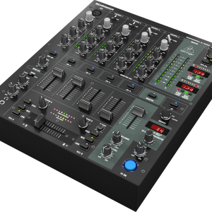 Table de mixage DJ professionnelle à 5 canaux avec effets numériques avancés et compteur BPM